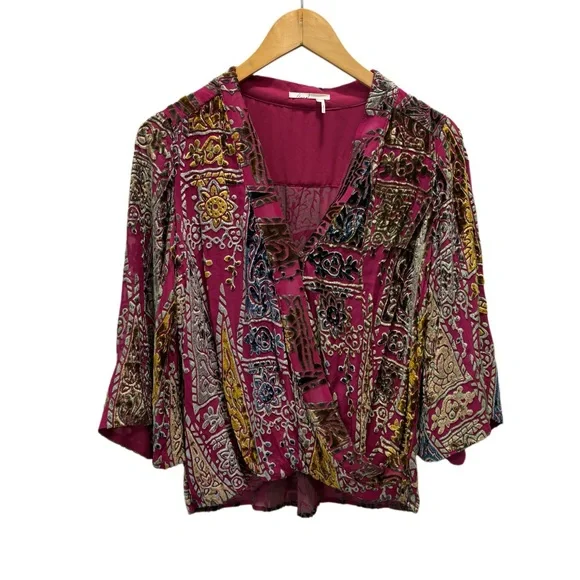 Anthropologie Floreat Japonica Blouse - Picture 4 of 13
